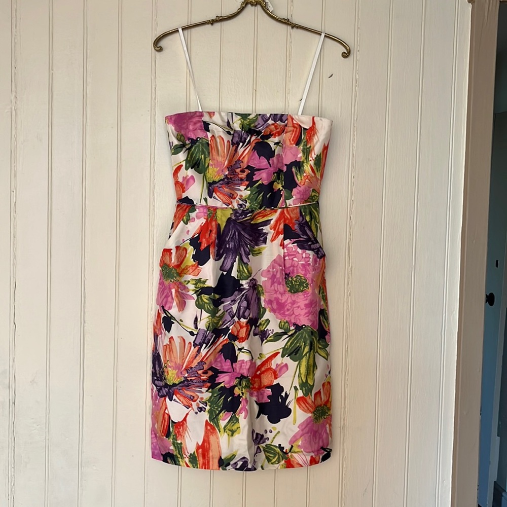 J.Crew watercolor print dress size 00